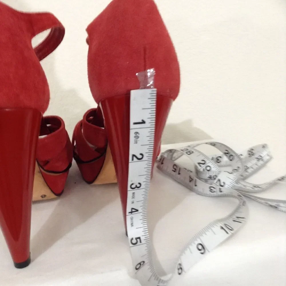 Aldo red suede